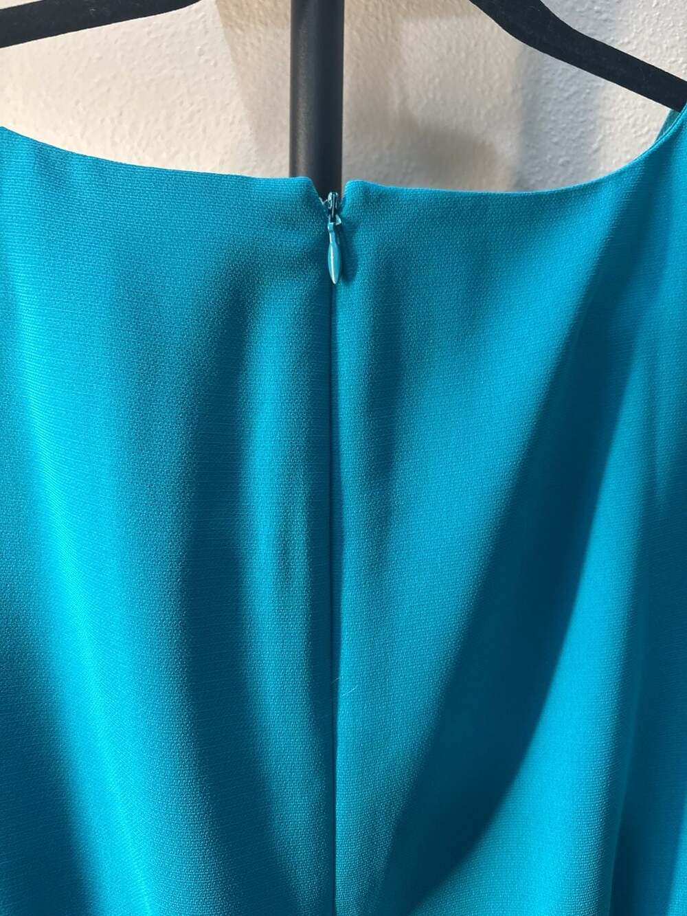 Jones Studio Separates Teal Blue Sleeveless Lined Sheath Dress Size 8 - Picture 4 of 9